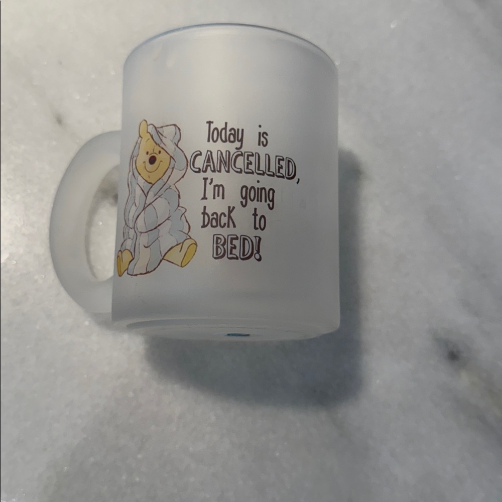 Frosted Mug with Winnie the Pooh